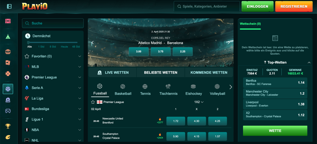 Playio Sportwetten - Neue Wettanbieter.