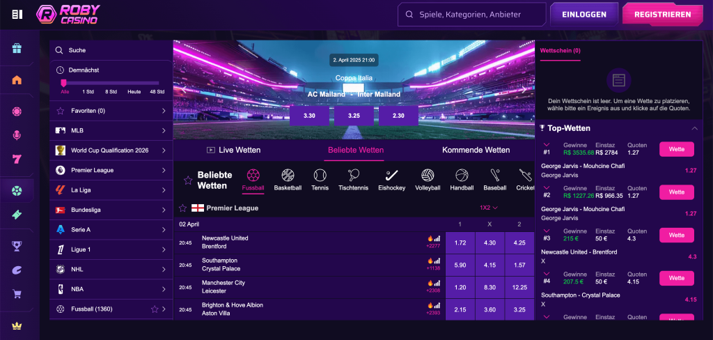 Roby Casino Sport